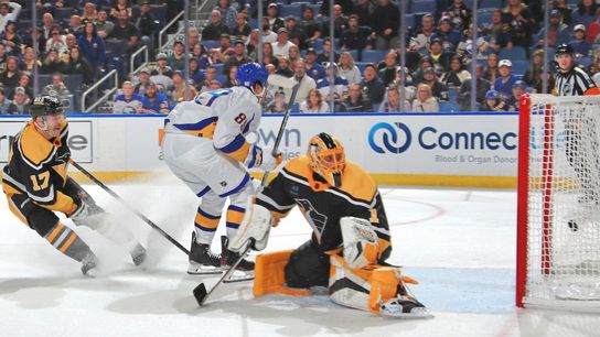 DeSmith 'competed hard,' but lacking as Penguins' skid hits six taken in Buffalo, N.Y. (Penguins)